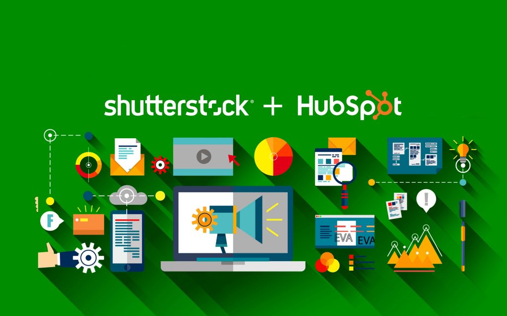 HubSpot e Shutterstock
